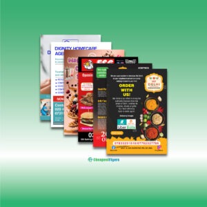 Glossy A6, A5 & DL Flyers – High-Shine Leaflets for Bold Promotions